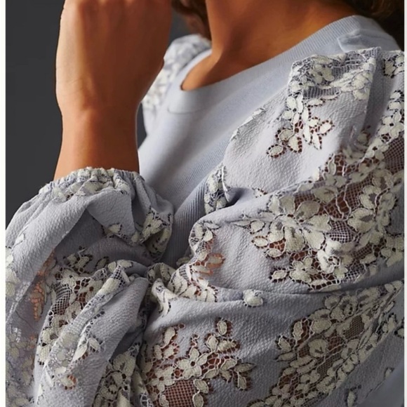 Anthro Dolan puffed sleeves top - Picture 2 of 9